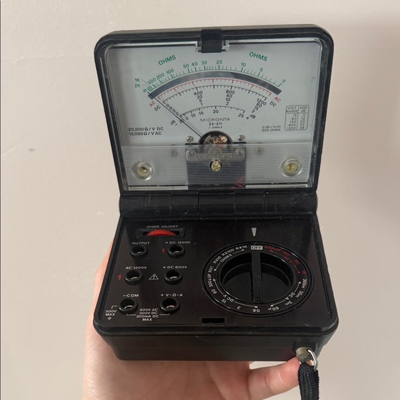 Radio Shack Other - Black Analog Micronta Multimeter